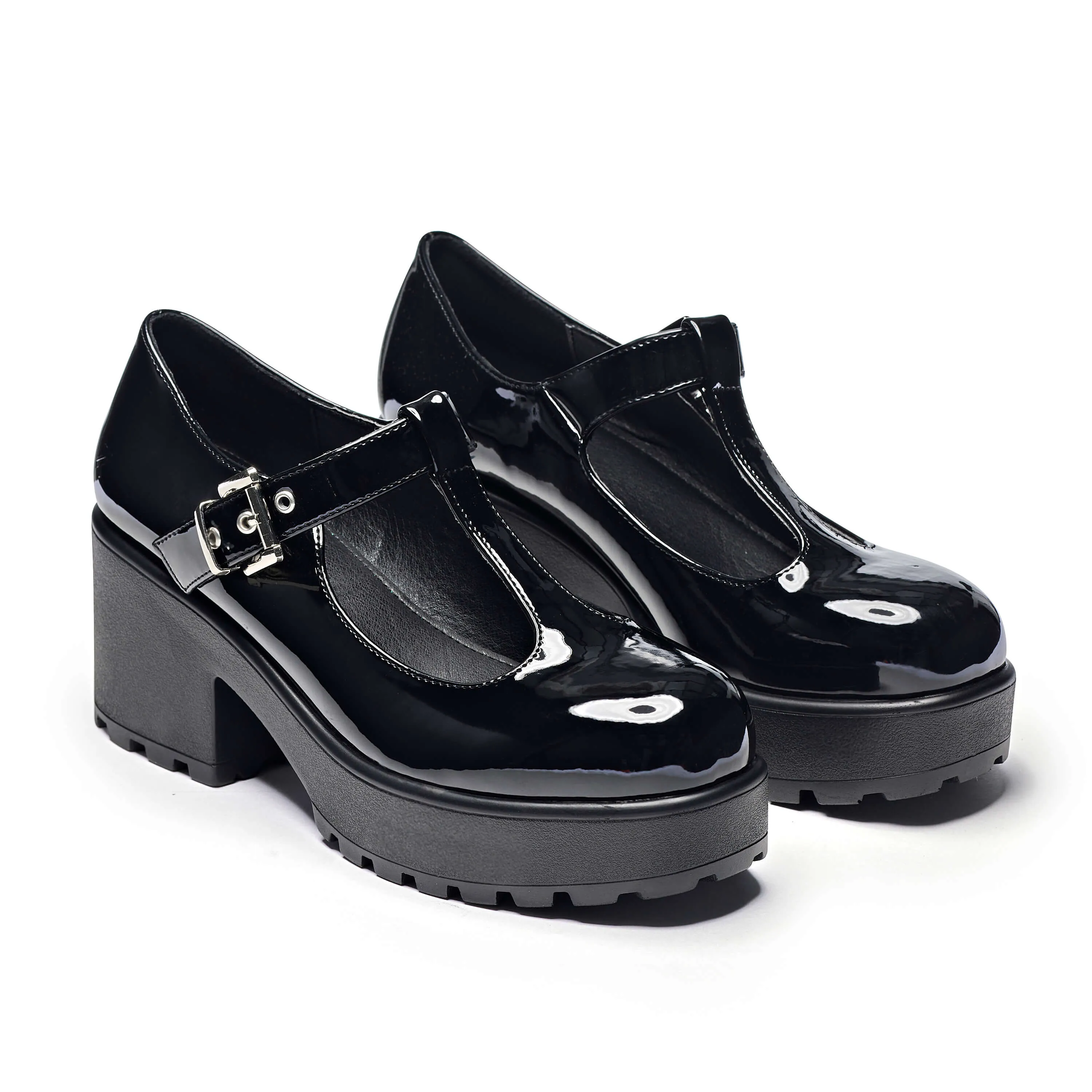 SAI Black Mary Jane Shoes 'Patent Edition'