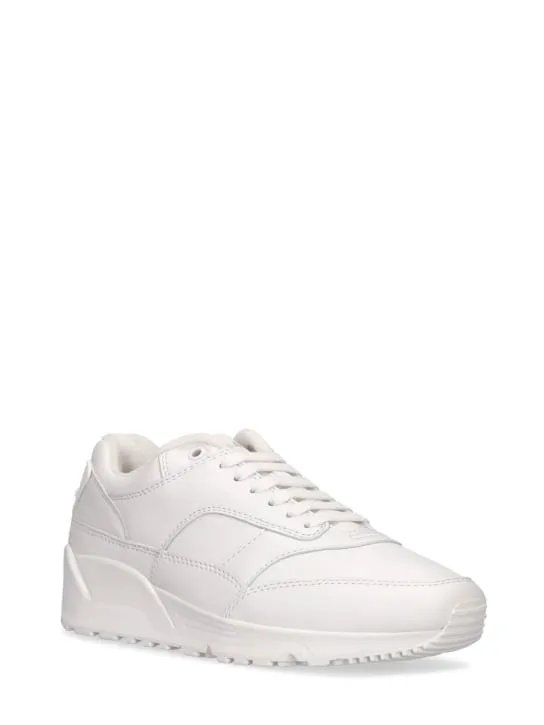 Saint Laurent   Bump leather sneakers 