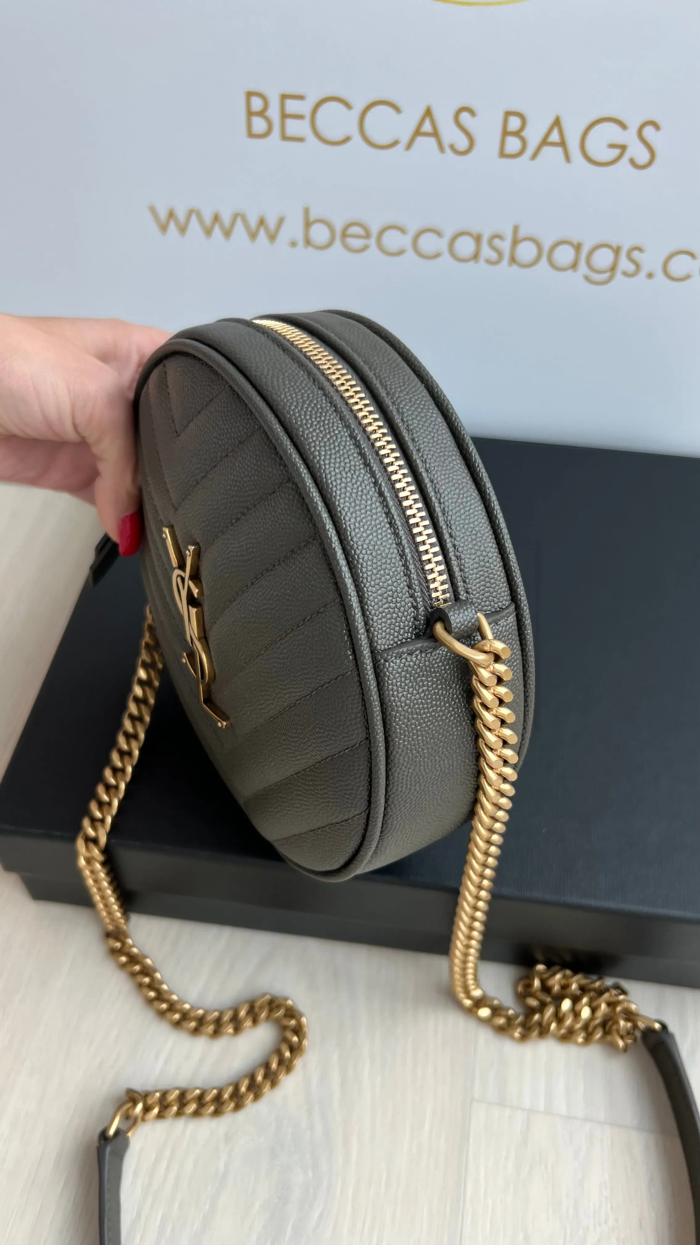 Saint Laurent Circular Camera Bag