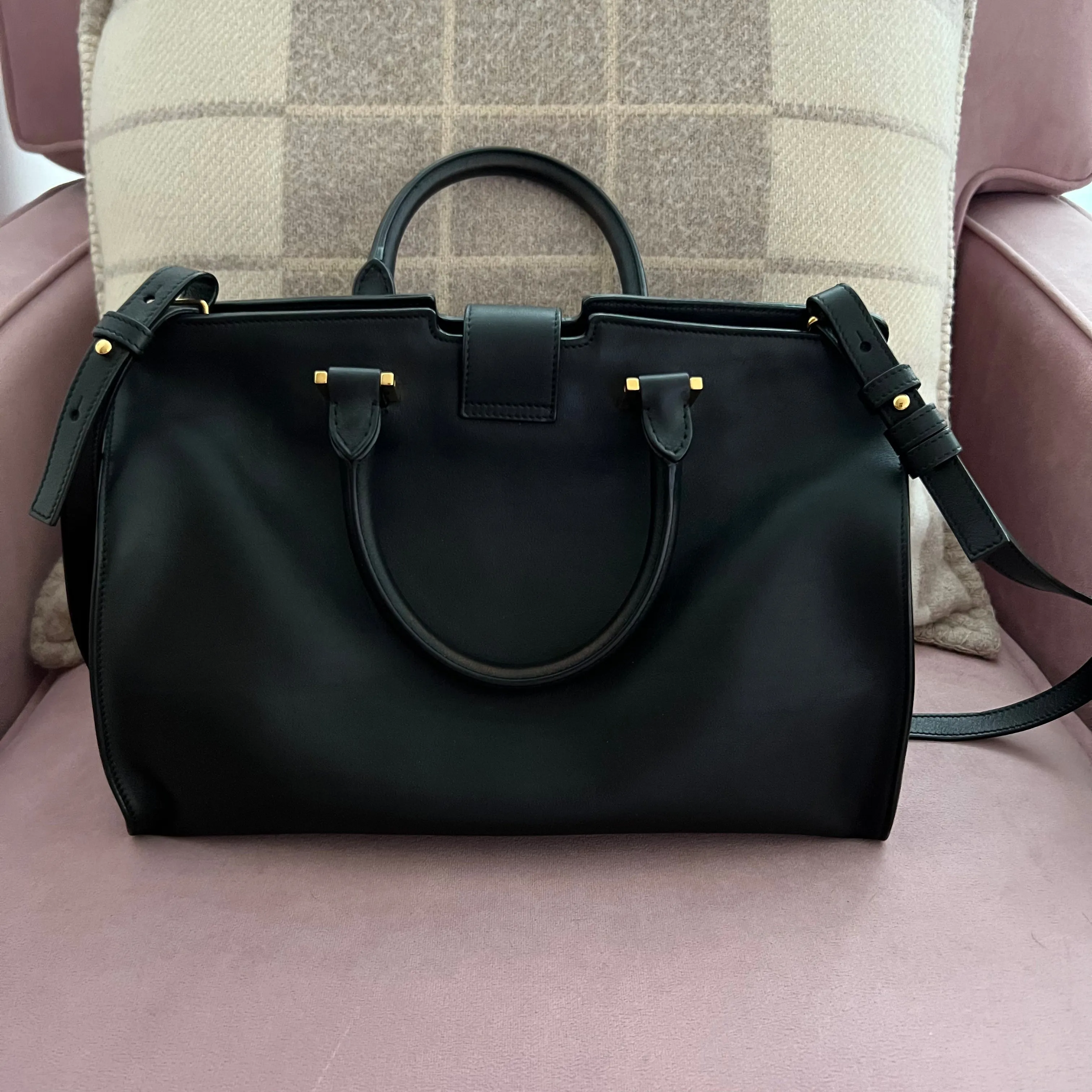 Saint Laurent Y Ligne Cabas Bag - > Saint Laurent Y Ligne Tote Bag