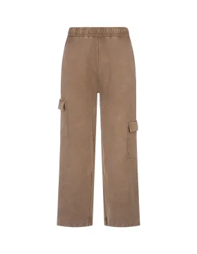 Sand Stone Washed GIVOVA PRJCT Cargo Joggers