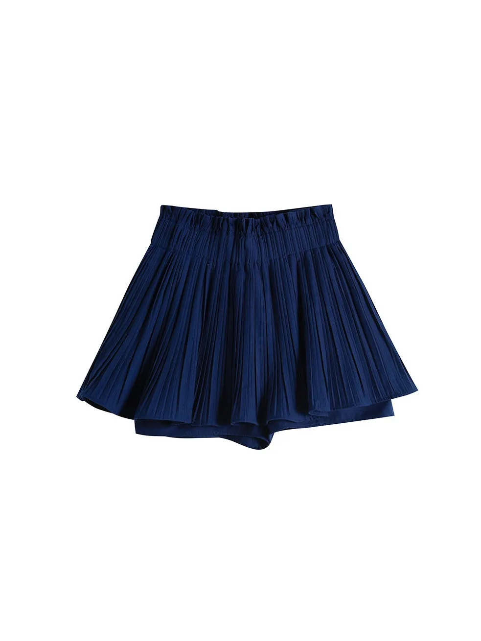 School Girl Puff Sleeve Top & Pleated Skirt