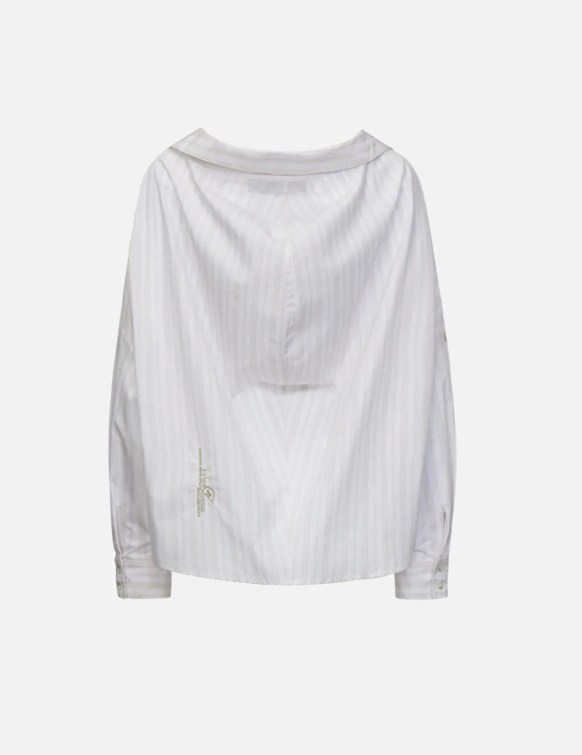 Seagull Appliqué Pinstripe Shirt