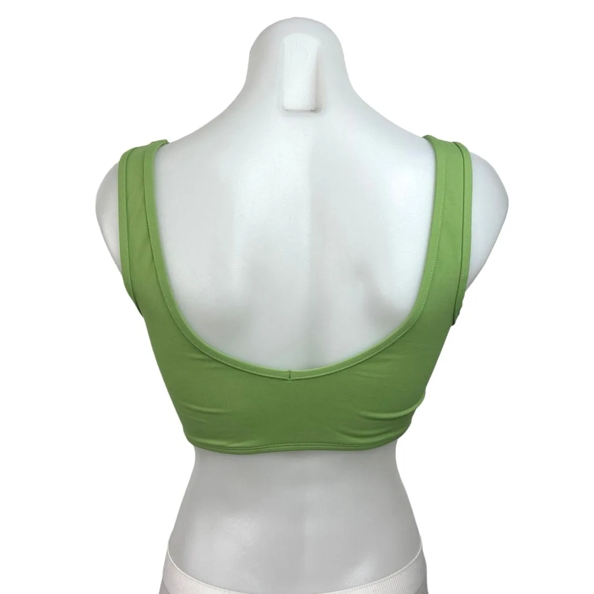 Set Active Sportbody Scoop Neck Openback Athletic Workout Sports Bra Top Size XS