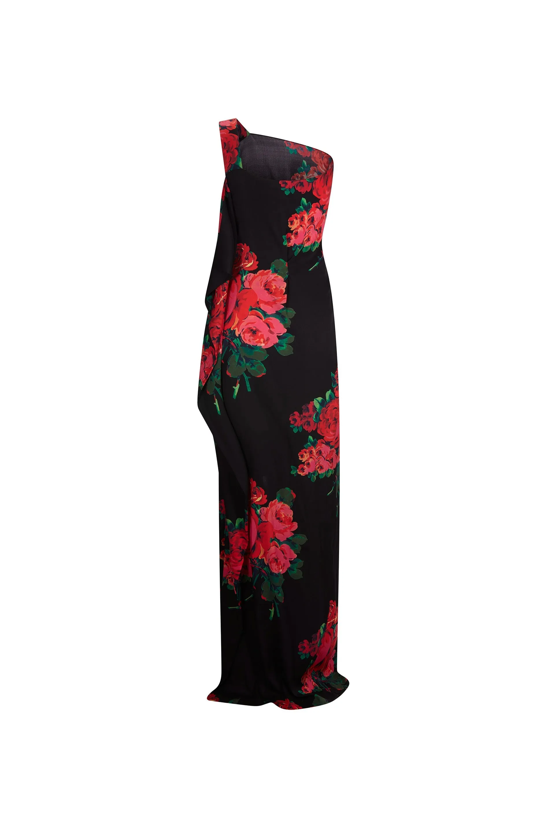 'SEVILLE ROSE' ONE SHOULDER GOWN