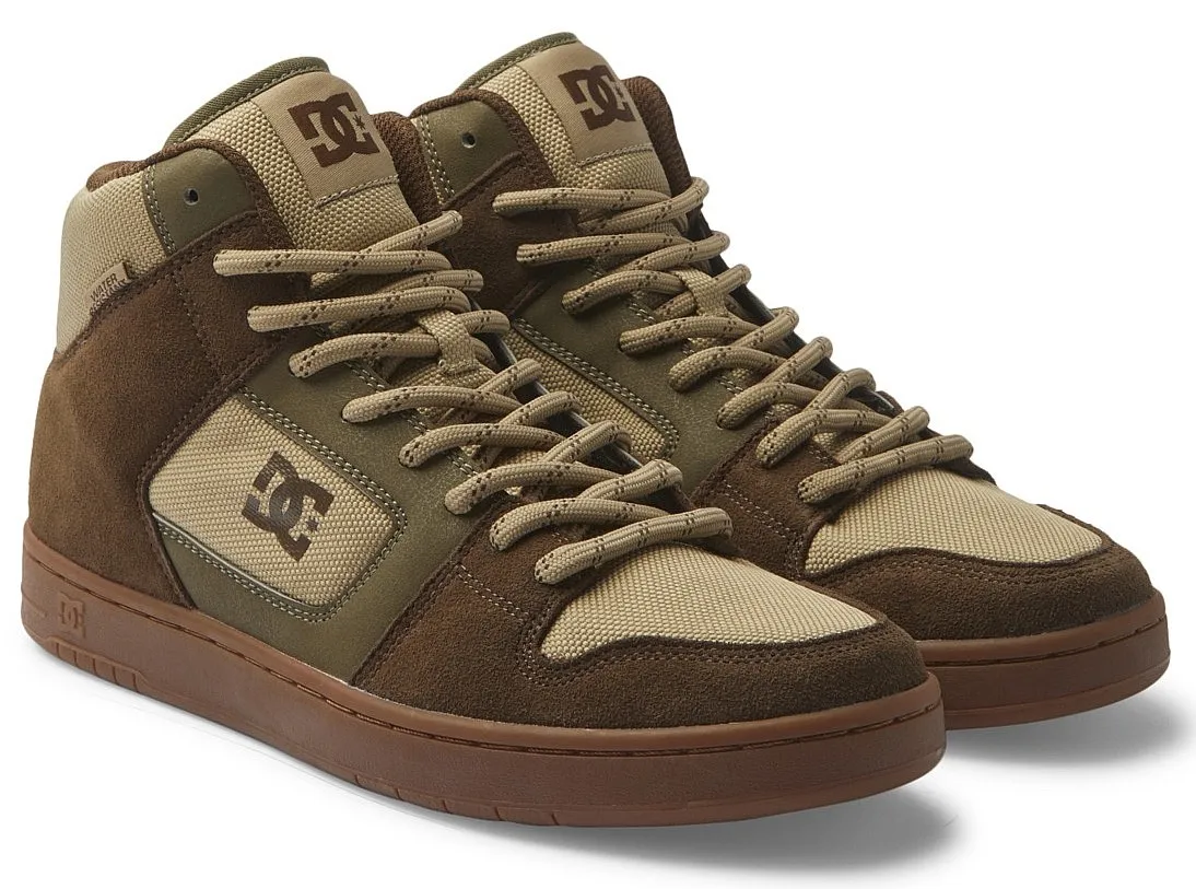 shoes DC Manteca 4 Hi WR - DML/Dk Choc/Military - men´s