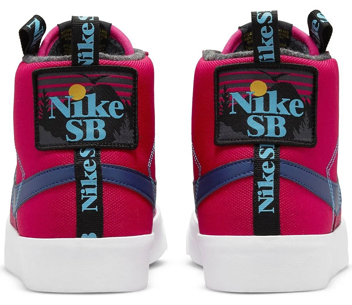 shoes Nike SB Zoom Blazer Mid Premium - Rush Pink/Deep Royal Blue/Laser Blue