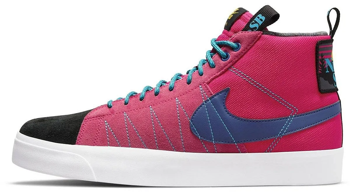 shoes Nike SB Zoom Blazer Mid Premium - Rush Pink/Deep Royal Blue/Laser Blue