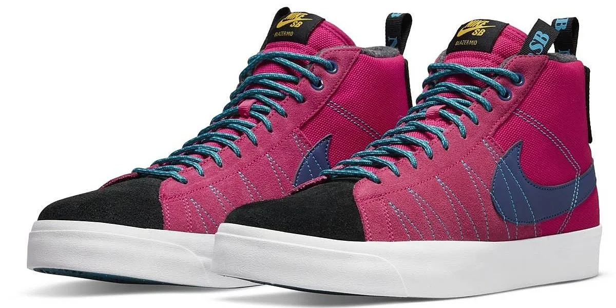 shoes Nike SB Zoom Blazer Mid Premium - Rush Pink/Deep Royal Blue/Laser Blue