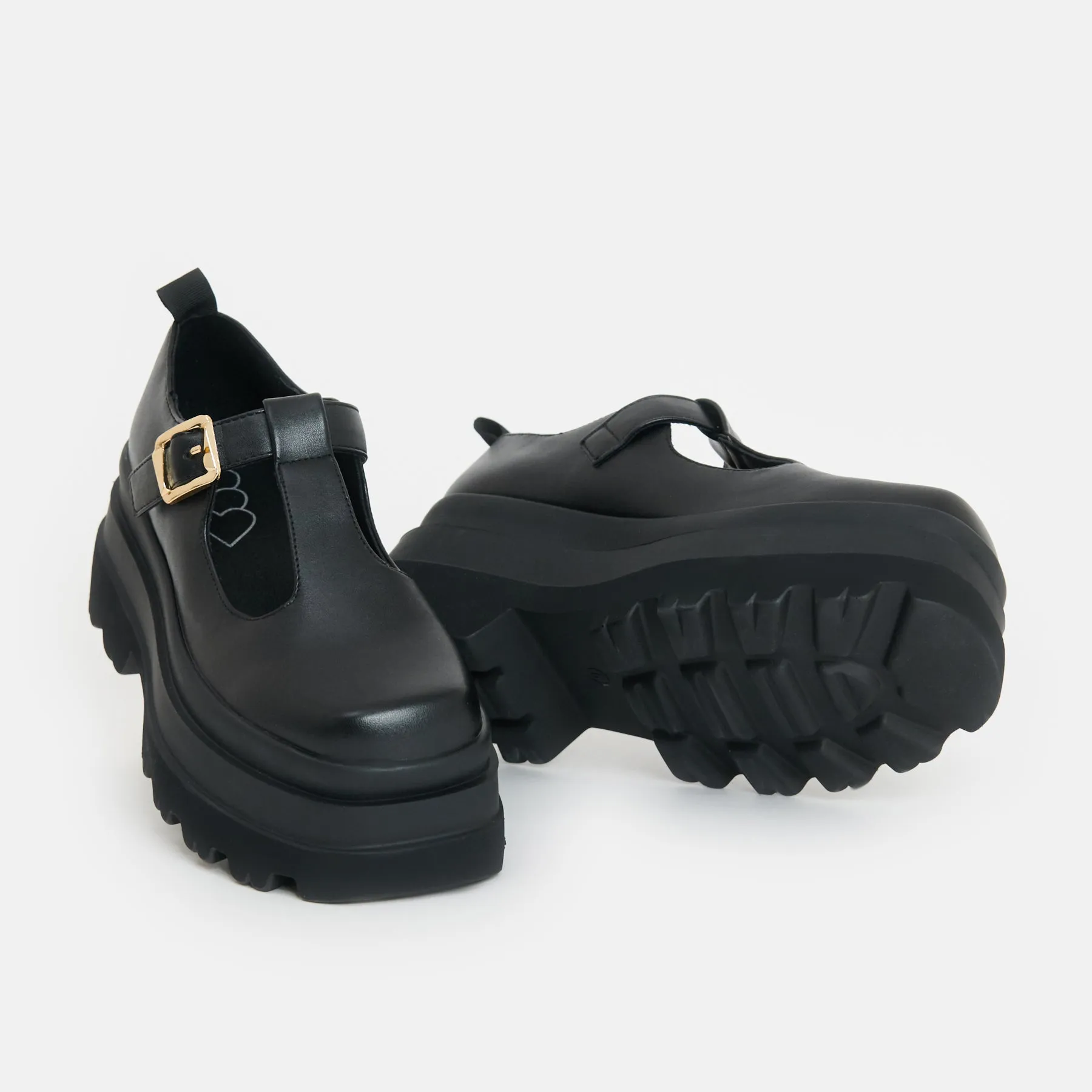 Silent Amity Trident Platform Mary Jane Shoes