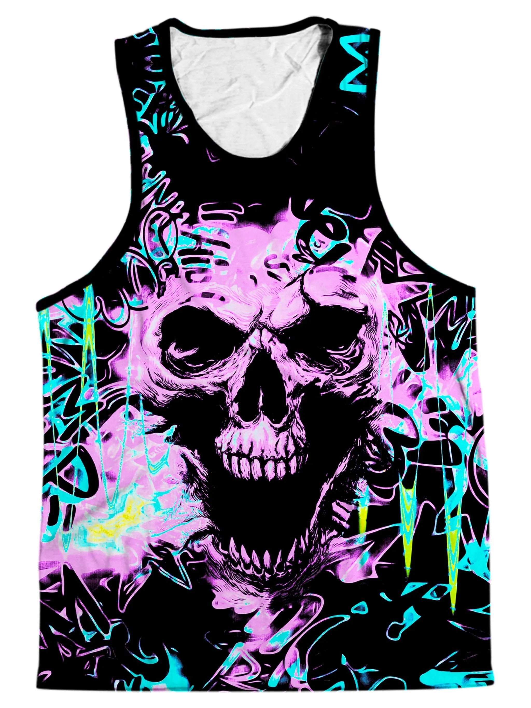 Skull Graffiti Men's Tank