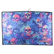 Skull Rainbow Beach Towel