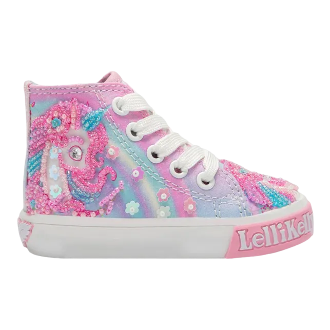 Sneakers bambina unicorn bianco Cod: LKED3478