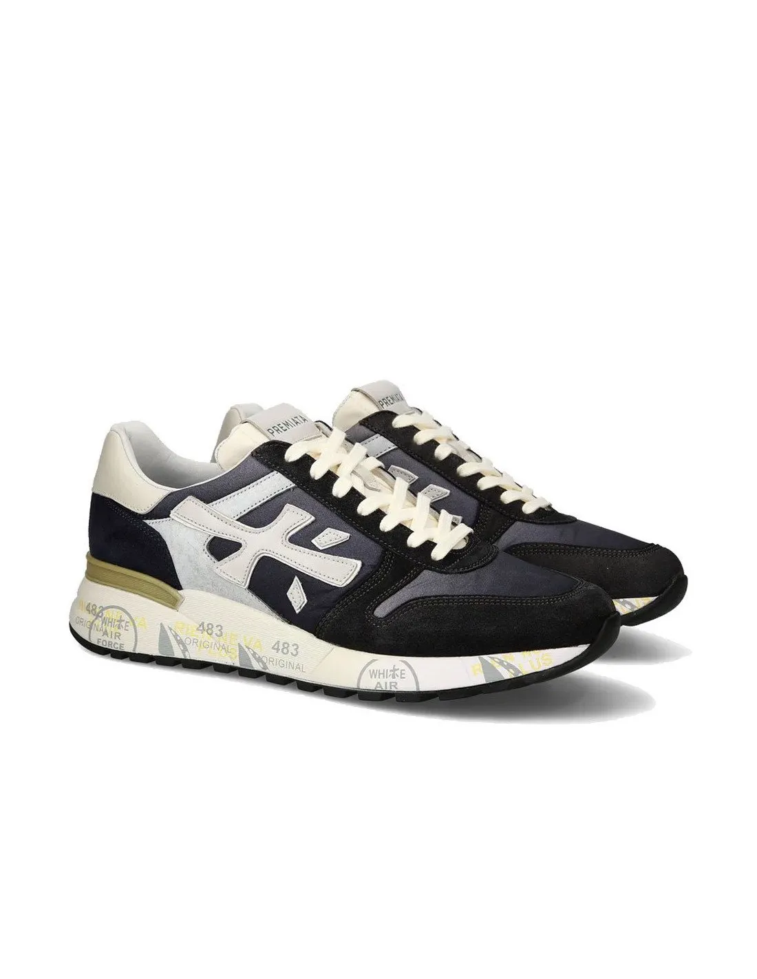 Black Mick 6618 Men's Sneakers by Premiata