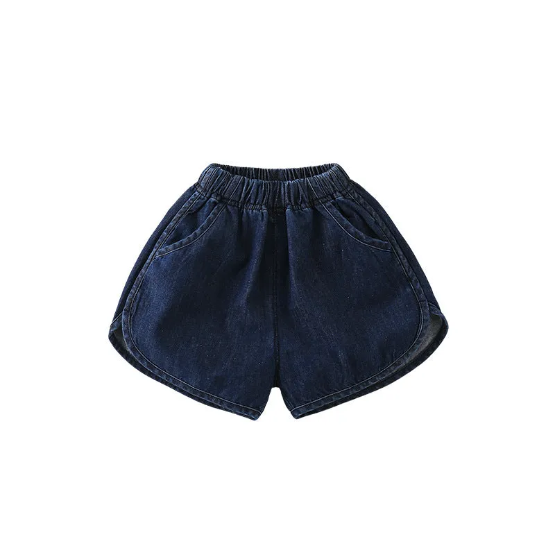 Solid Color Girls Shorts Wholesale - Baby Kids 240409284