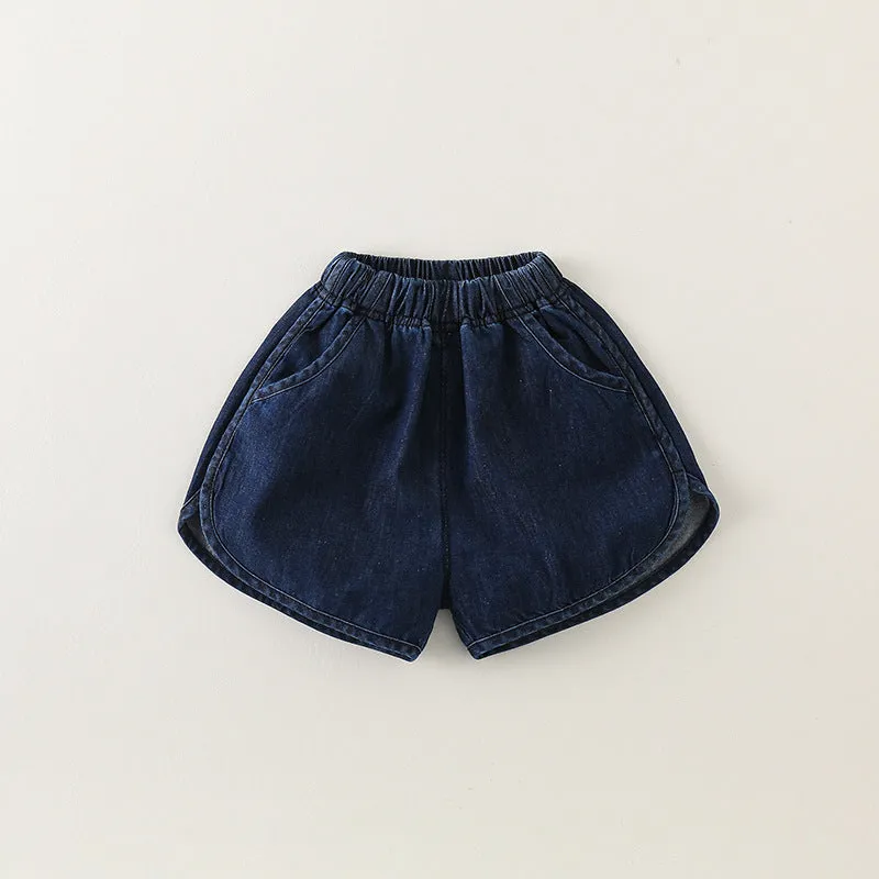 Solid Color Girls Shorts Wholesale - Baby Kids 240409284