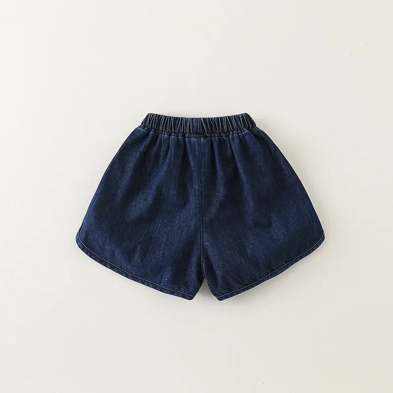 Solid Color Girls Shorts Wholesale - Baby Kids 240409284