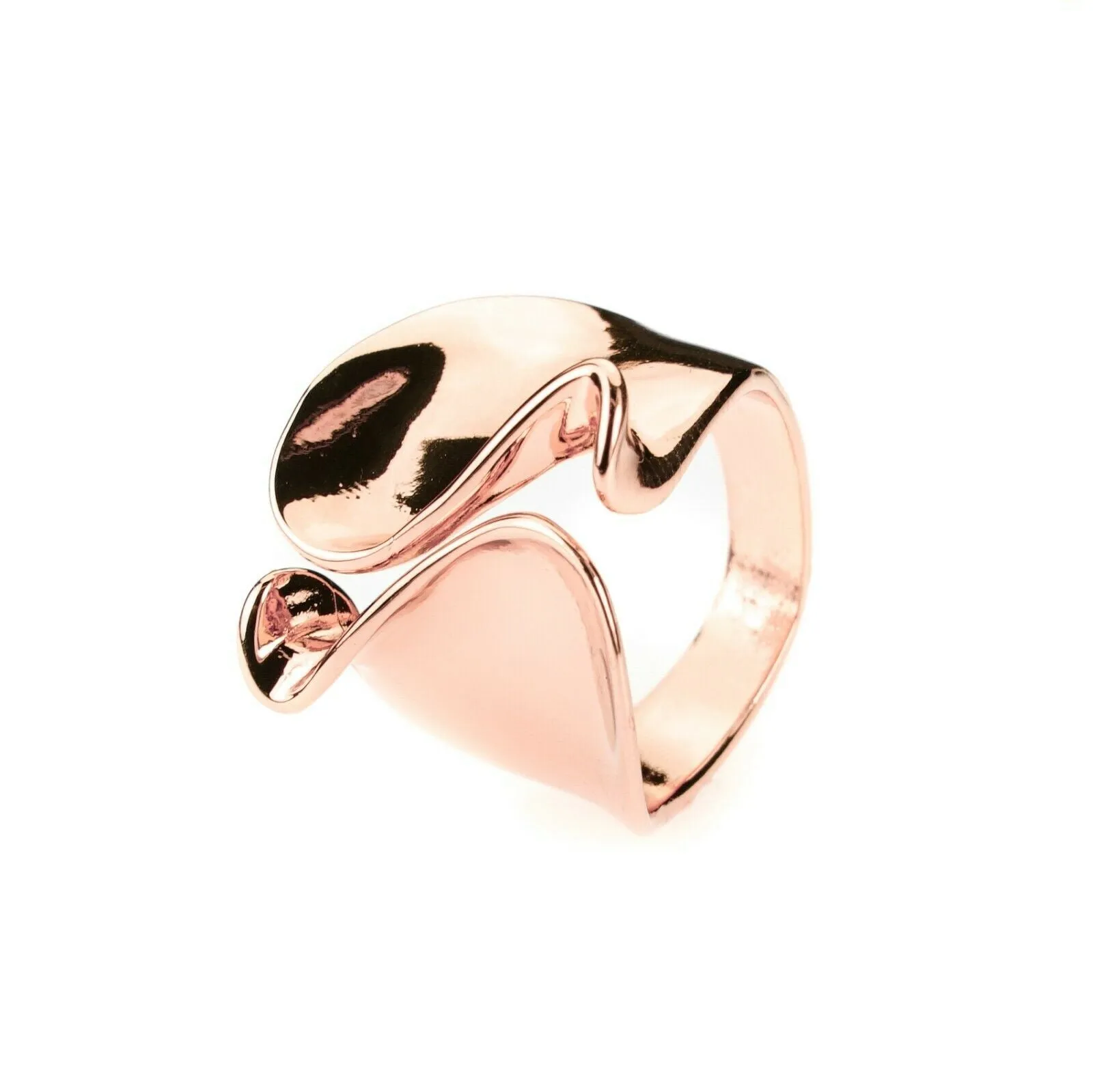 Solid Yellow Gold Simple Modern Posh Ring Modern Ladies Design SM51