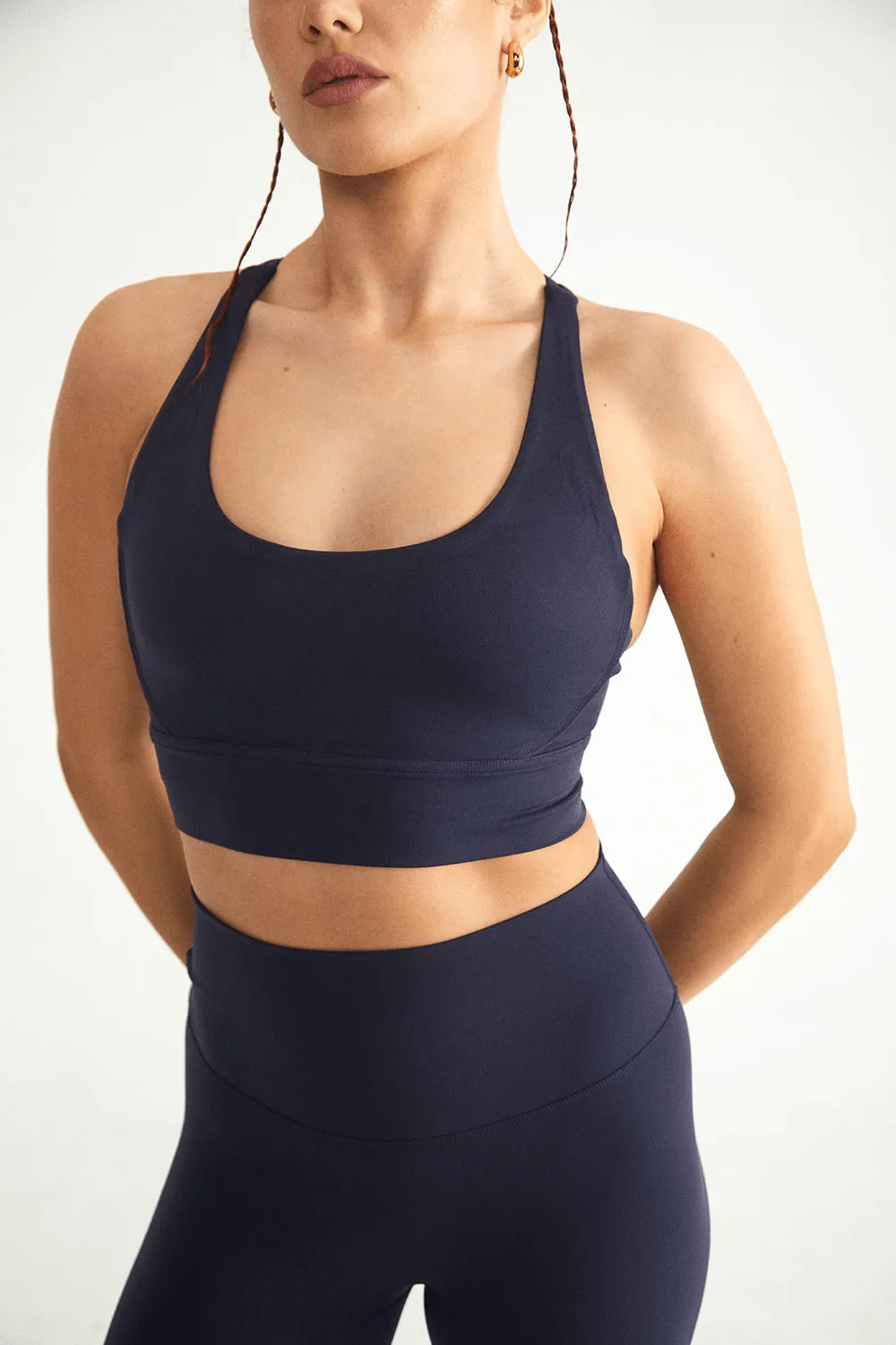 Space Blue Boundless Sports Bra