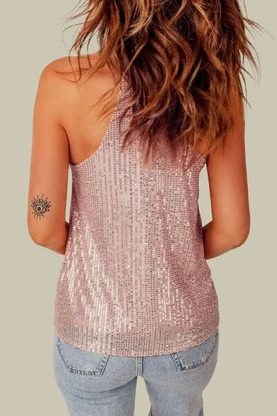 Sparkly Sleeveless Top