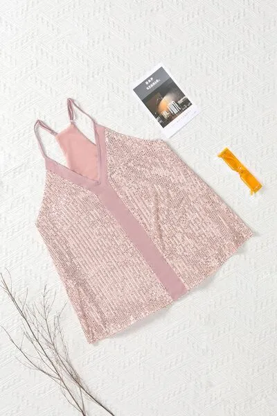 Sparkly Sleeveless Top