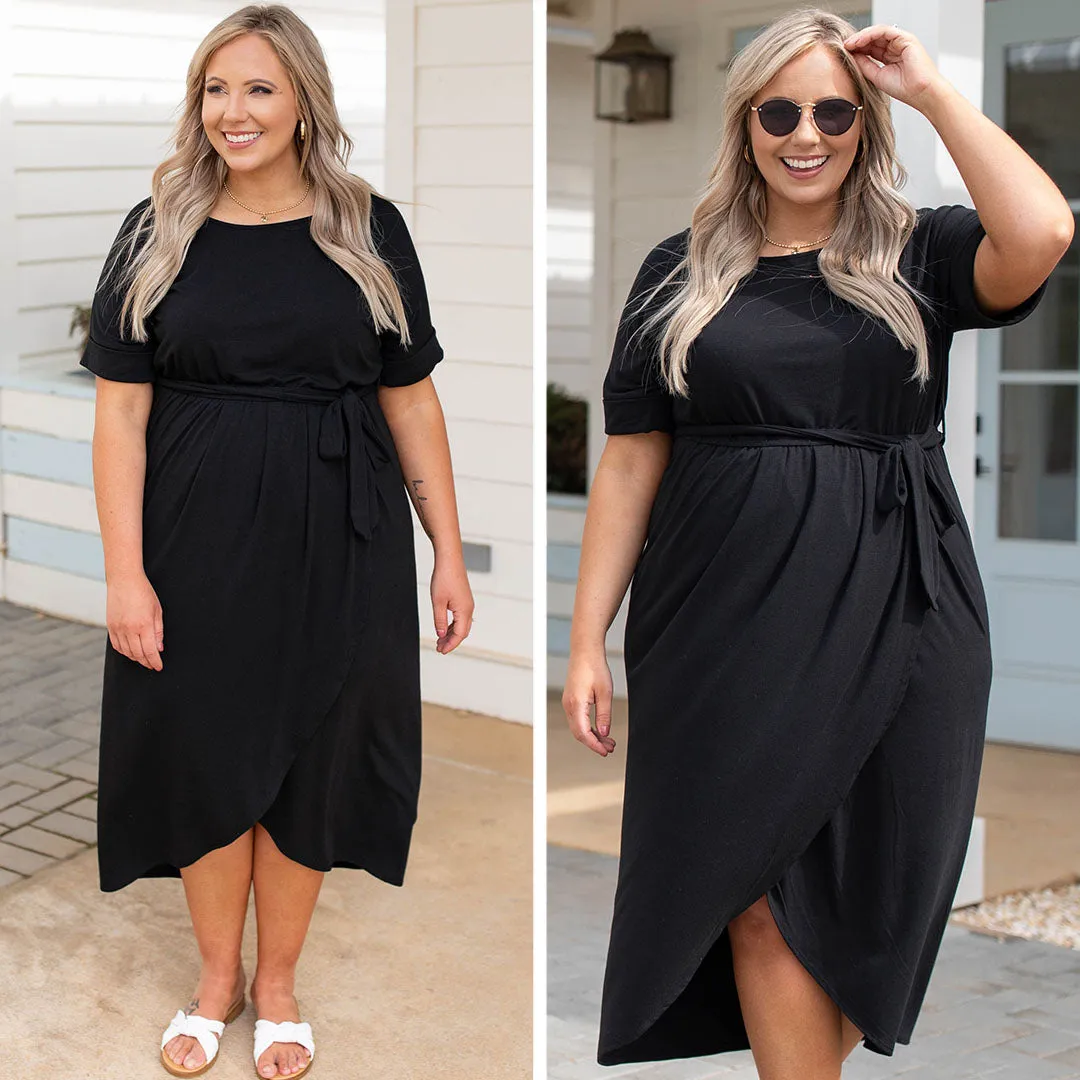 Speechless Sleeveless Fit & Flare Dress - Black