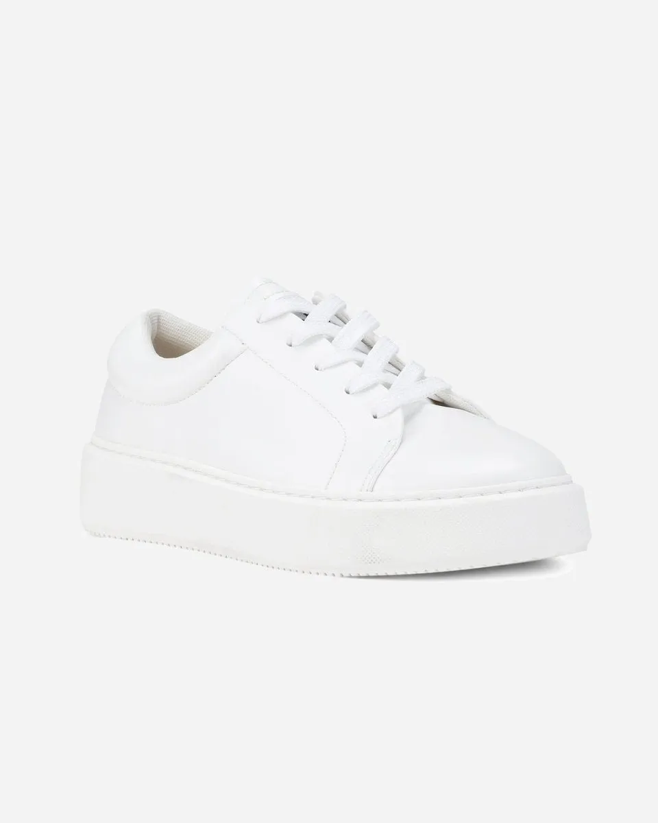 Sporty Mix Cupsole Sneaker - Egret