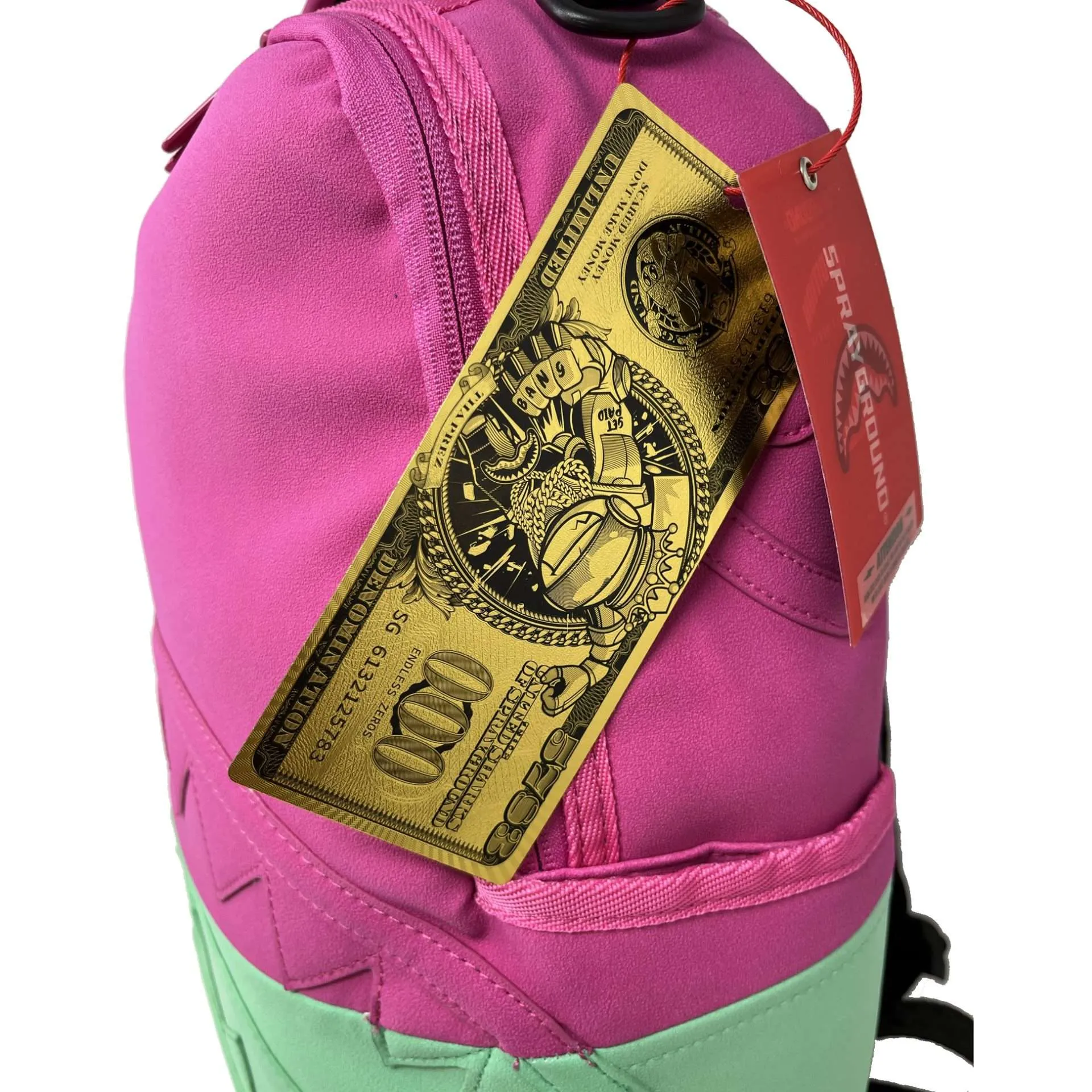 Sprayground Pink Lust Deluxe Suede Backpack B5488