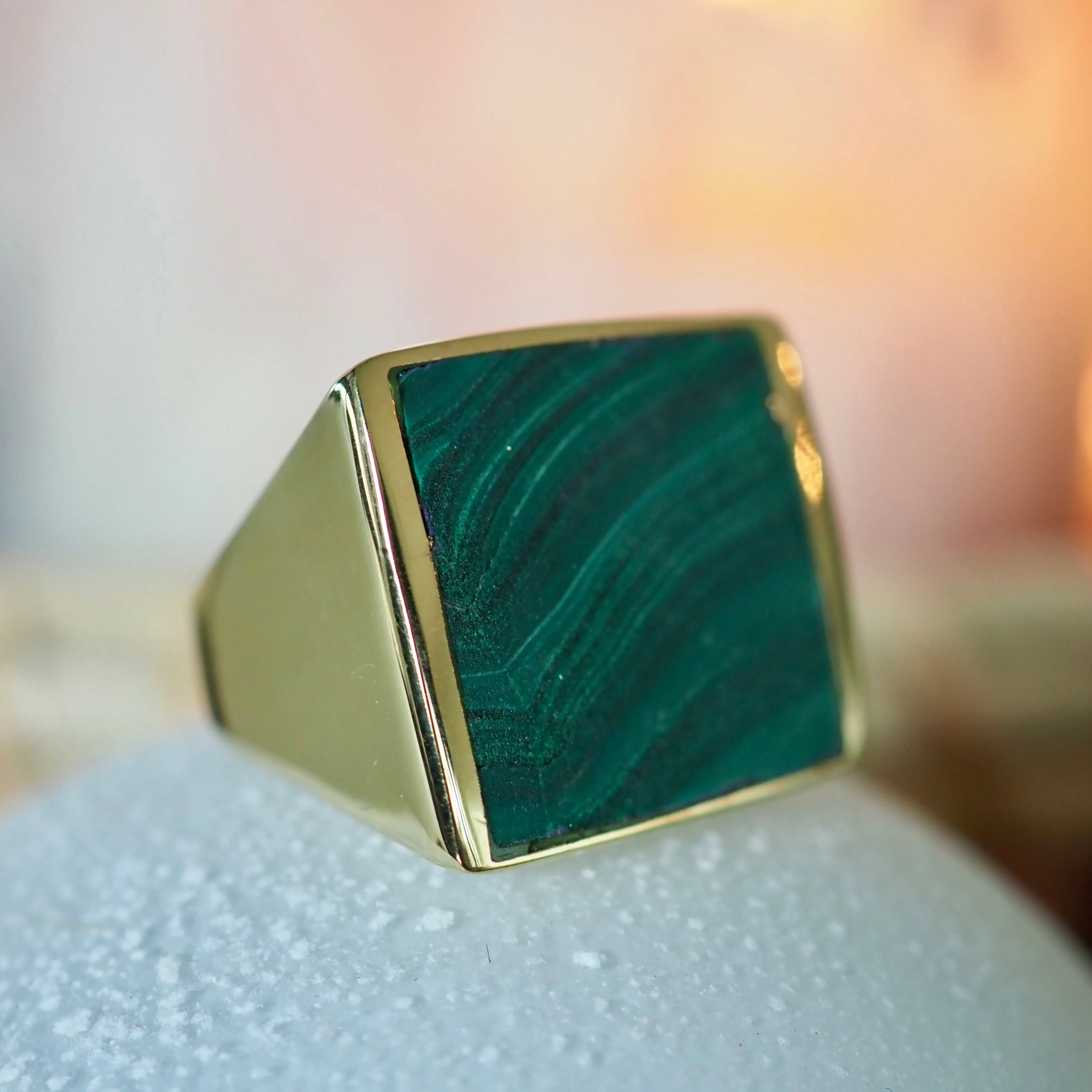 Stella Green Stone Ring