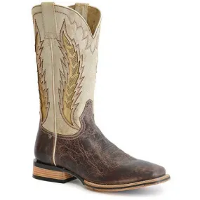 Stetson AirFlow Waxy Brown Men's Boot - Breathable Western Style Boot