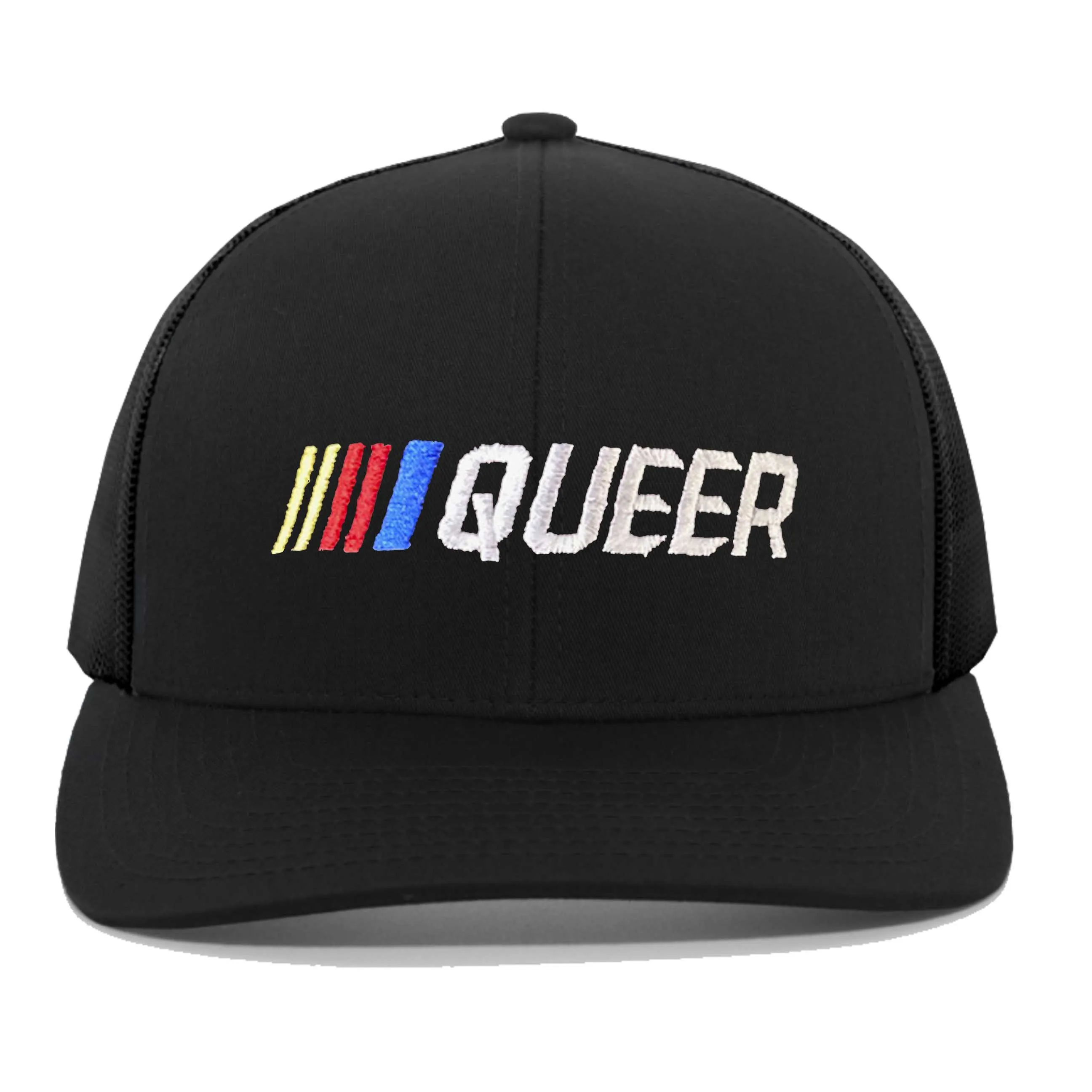 The Trevor Project Stripe Queer Trucker Mesh Snapback Hat