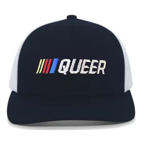 The Trevor Project Stripe Queer Trucker Mesh Snapback Hat