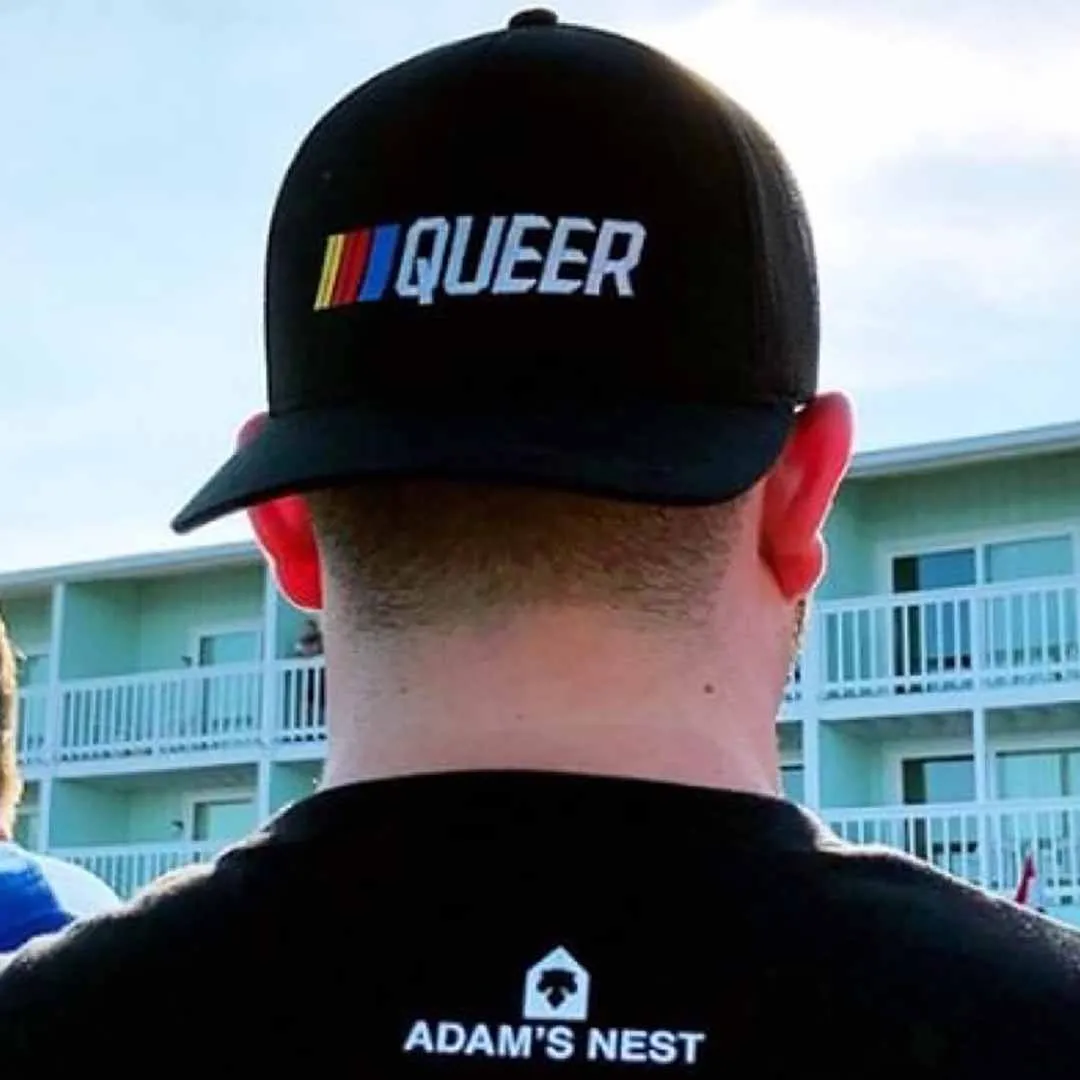 The Trevor Project Stripe Queer Trucker Mesh Snapback Hat