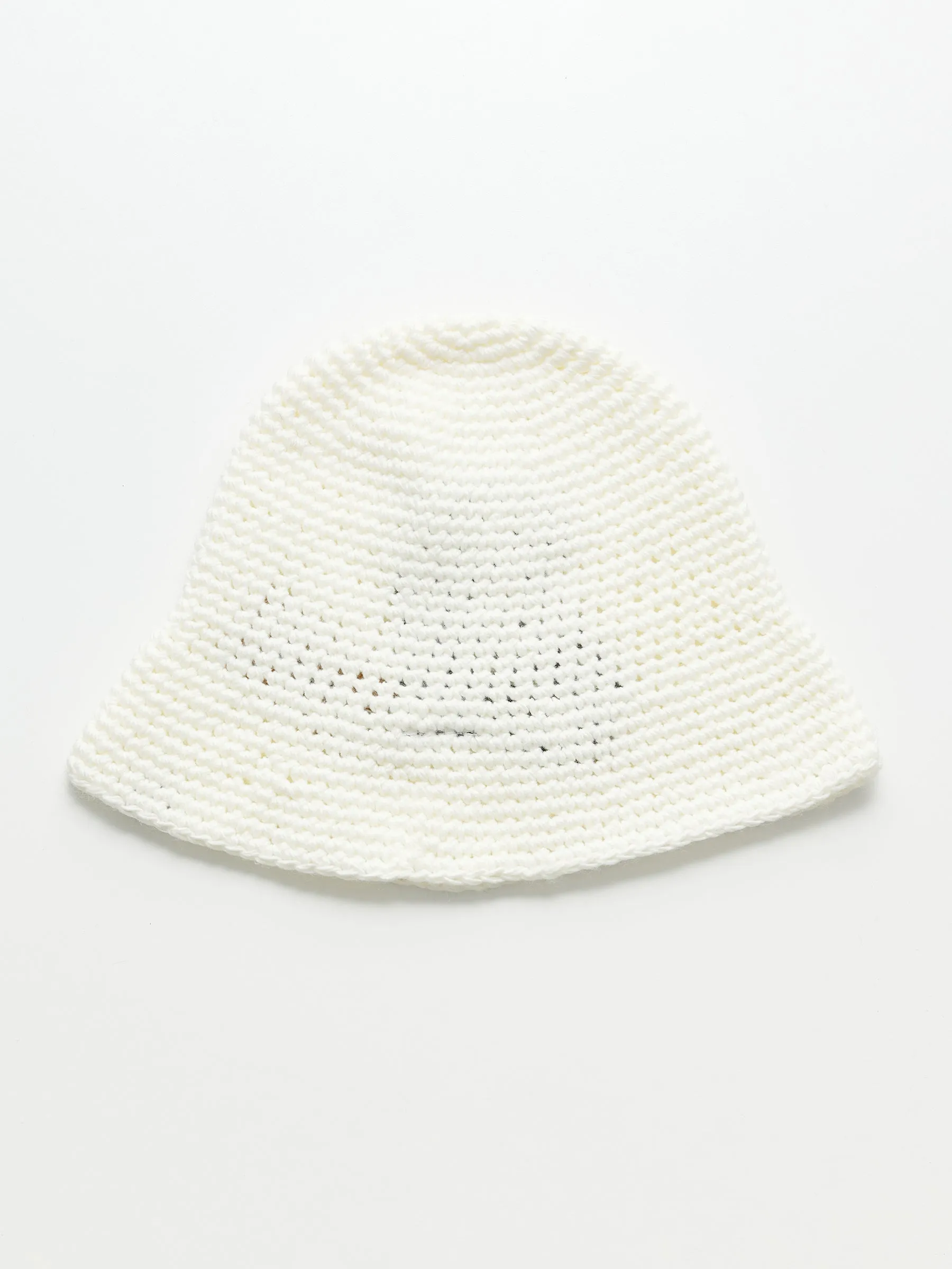 Stüssy Swirly S Knit Bucket Hat Bone