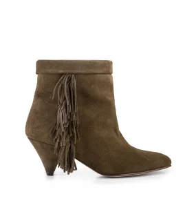 Suede Khaki Boots