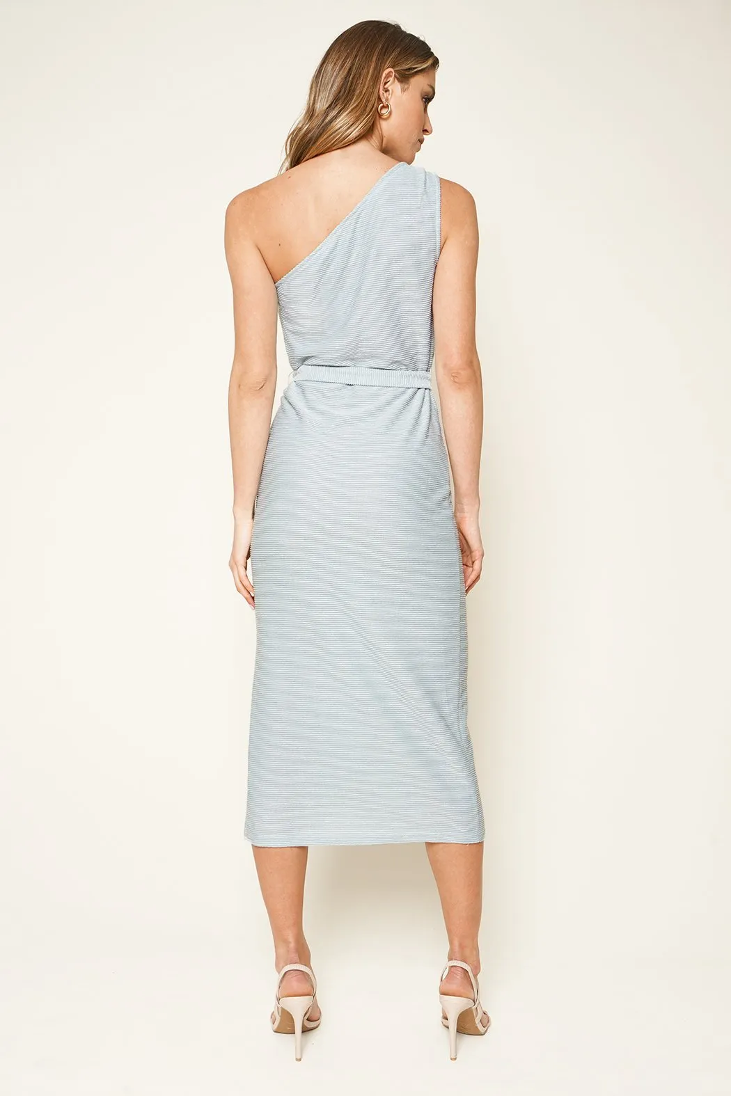 Sunny Days One Shoulder Midi Dress