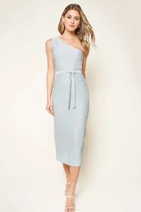 Sunny Days One Shoulder Midi Dress