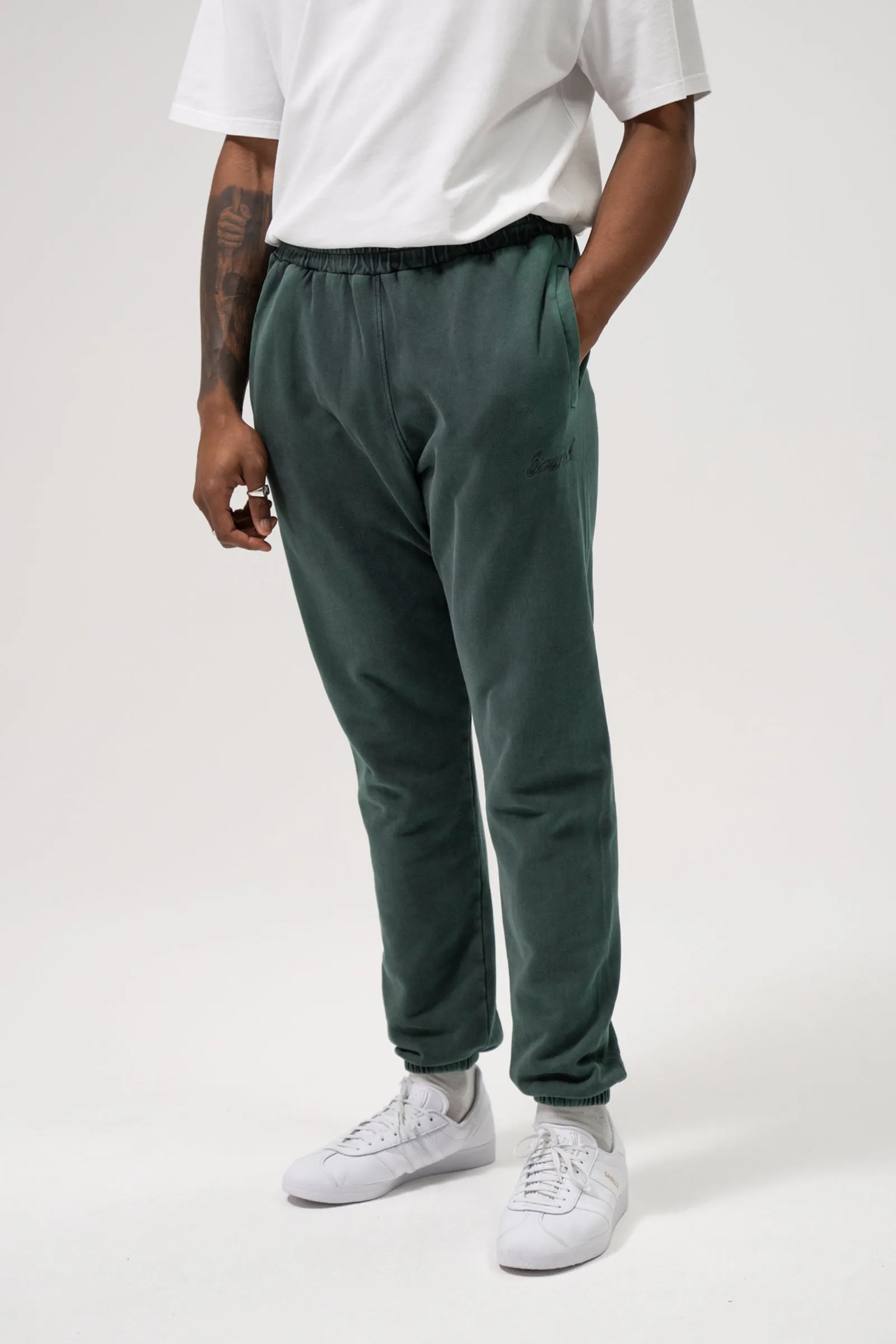 SUSTAIN WASHED GREEN JOGGERS