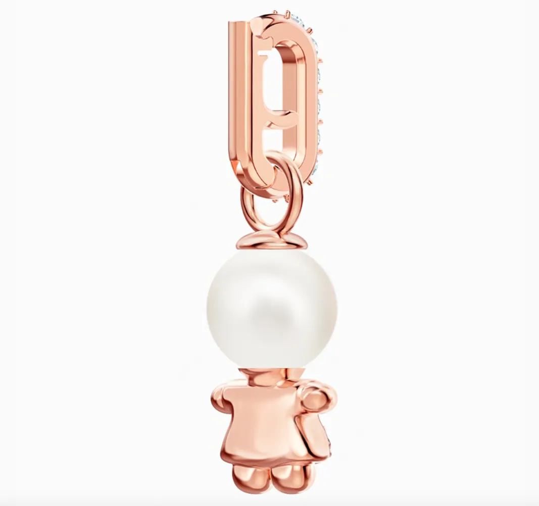 Swarovski Remix Collection Girl Charm Rose Gold 5468570 - Shop now.