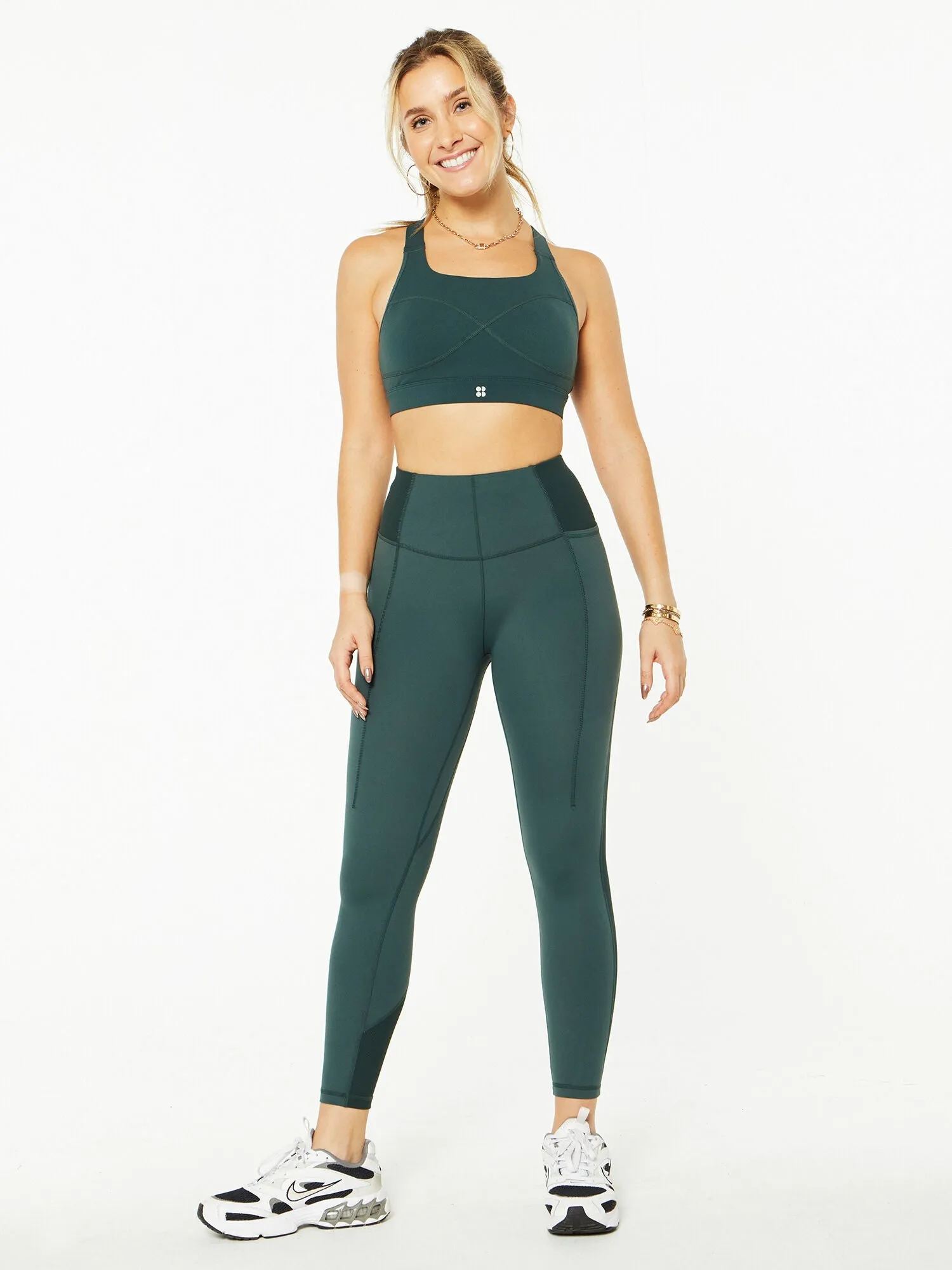 Sweaty Betty | Power Medium-Impact Sports Bra | Green