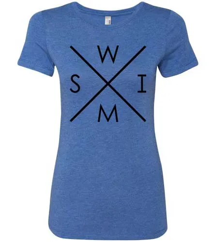 Swim Compass Ladies Tri Blend