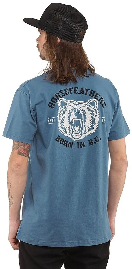 T-Shirt Horsefeathers Grizzly - Blue Heaven - men´s