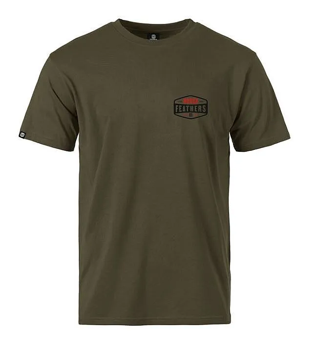 T-Shirt Horsefeathers Hexagon II - Burnt Olive - men´s