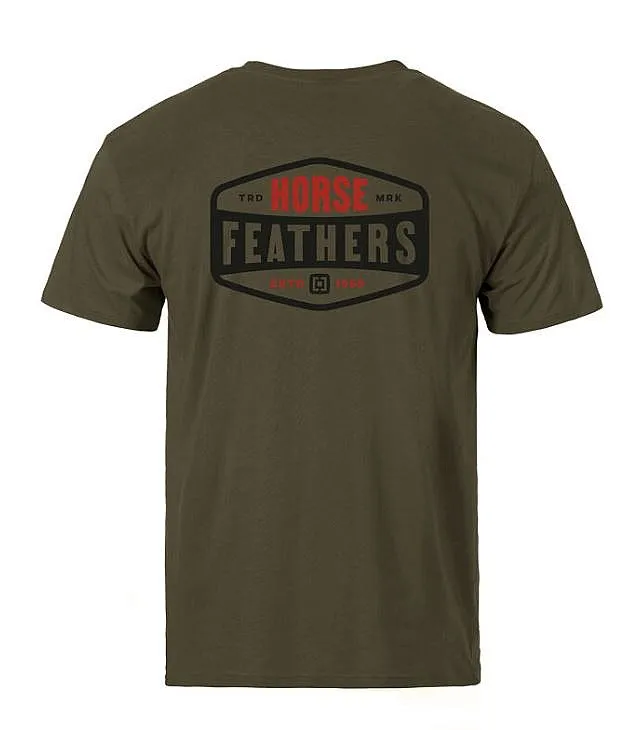 T-Shirt Horsefeathers Hexagon II - Burnt Olive - men´s