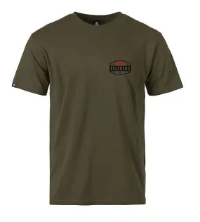 T-Shirt Horsefeathers Hexagon II - Burnt Olive - men´s