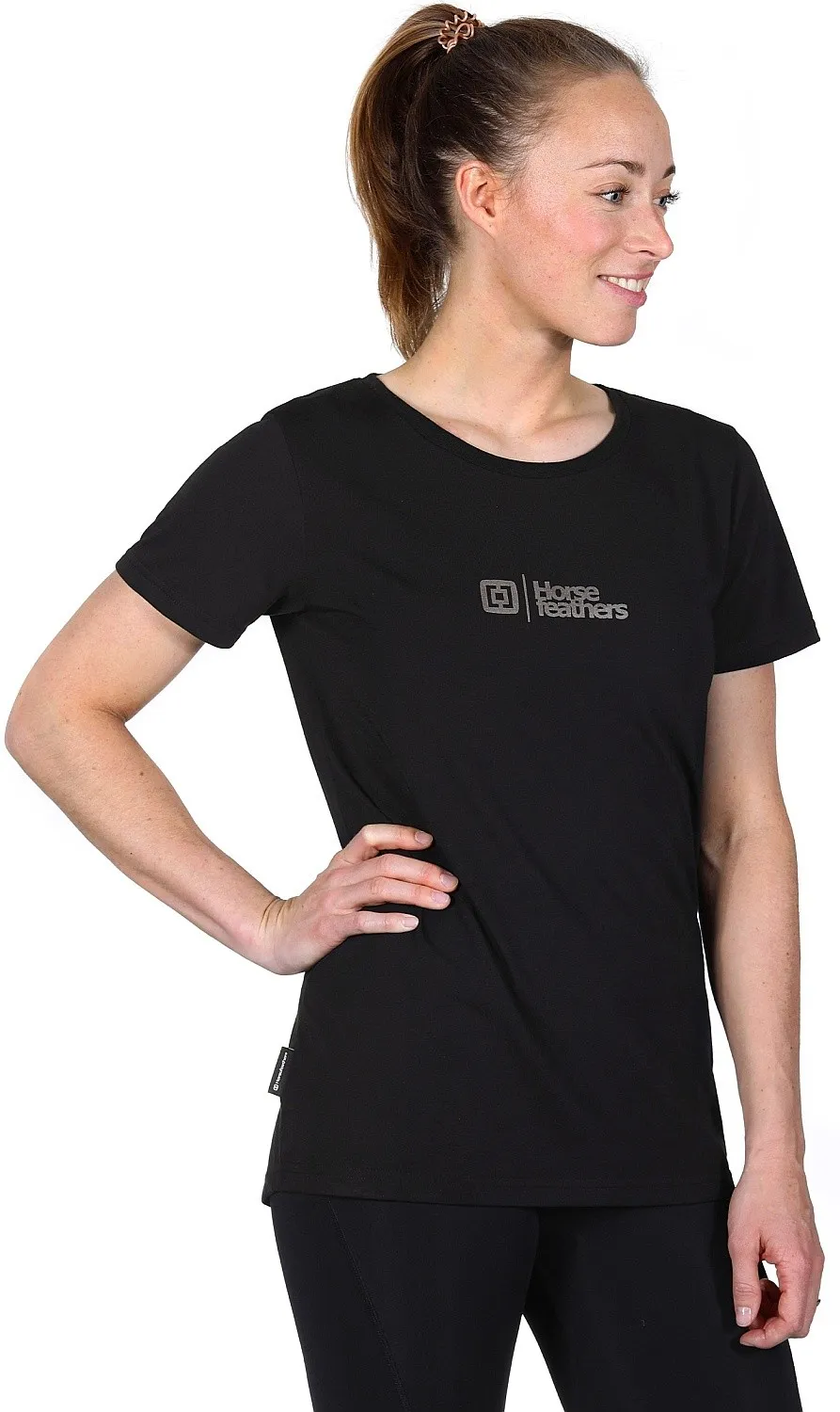 T-Shirt Horsefeathers Leila - Black - women´s