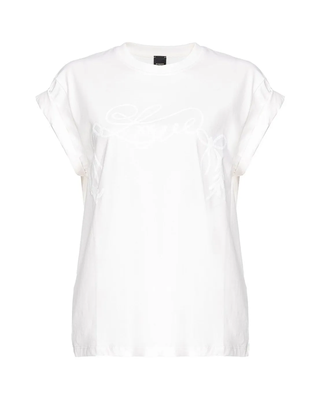 T-shirt Pinko donna 103138A1XD Telesto bianca