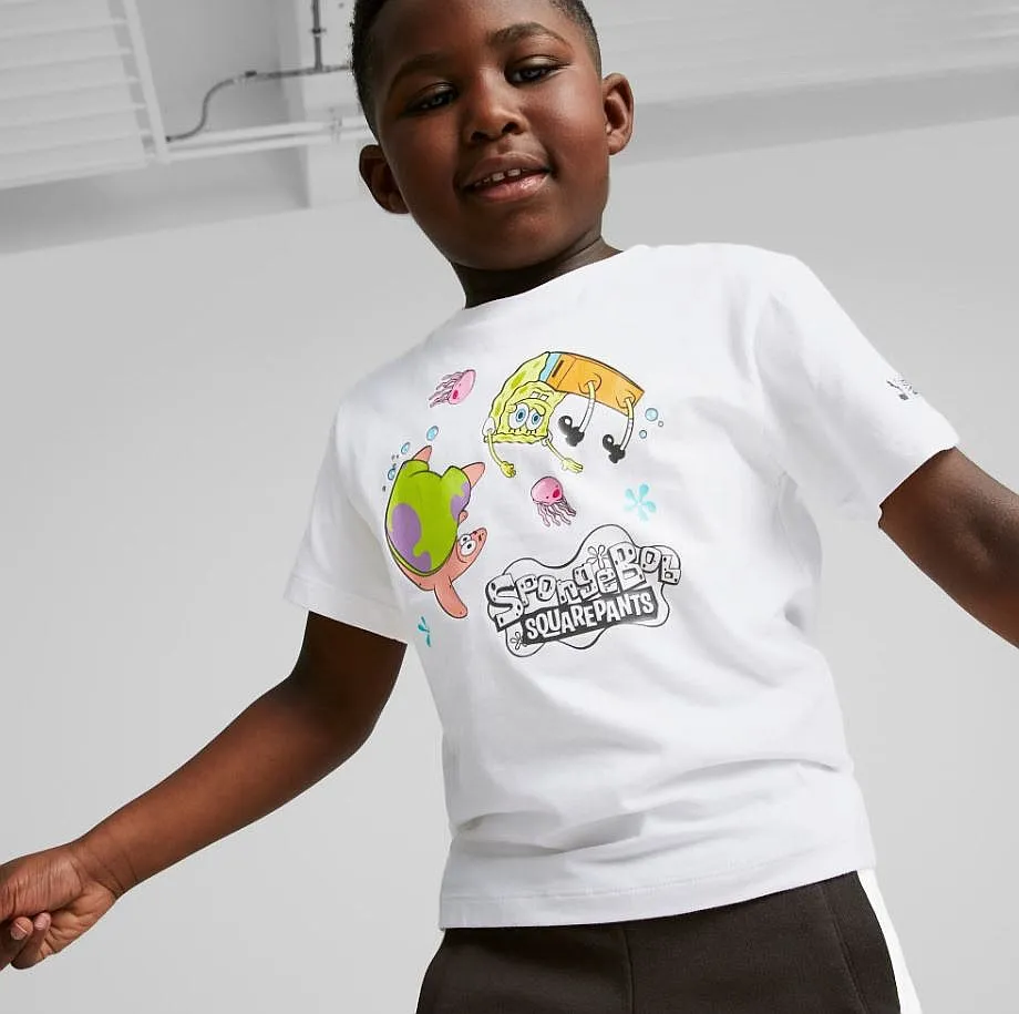 T-Shirt Puma Puma X Spongebob - Puma White - kid´s