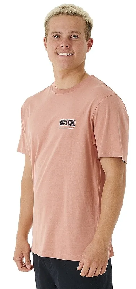 T-Shirt Rip Curl Soul Arch - Dusty Rose - men´s