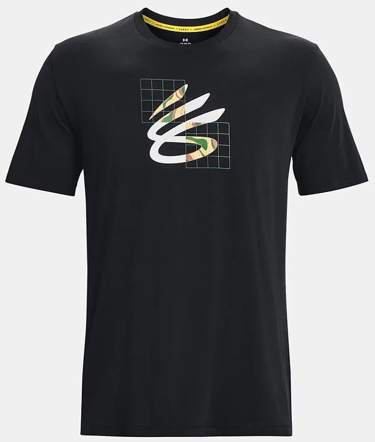 T-Shirt Under Armour Curry Camp - Black/Mesa Yellow/White - men´s